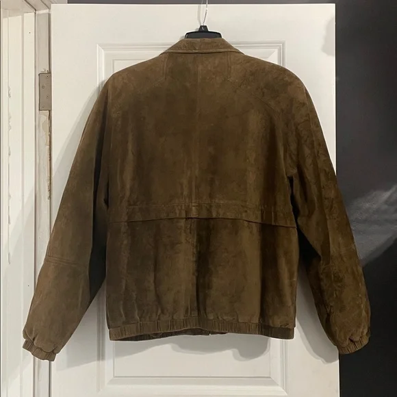 Ashworth Men’s Genuine Suede Leather Jacket Size XL
